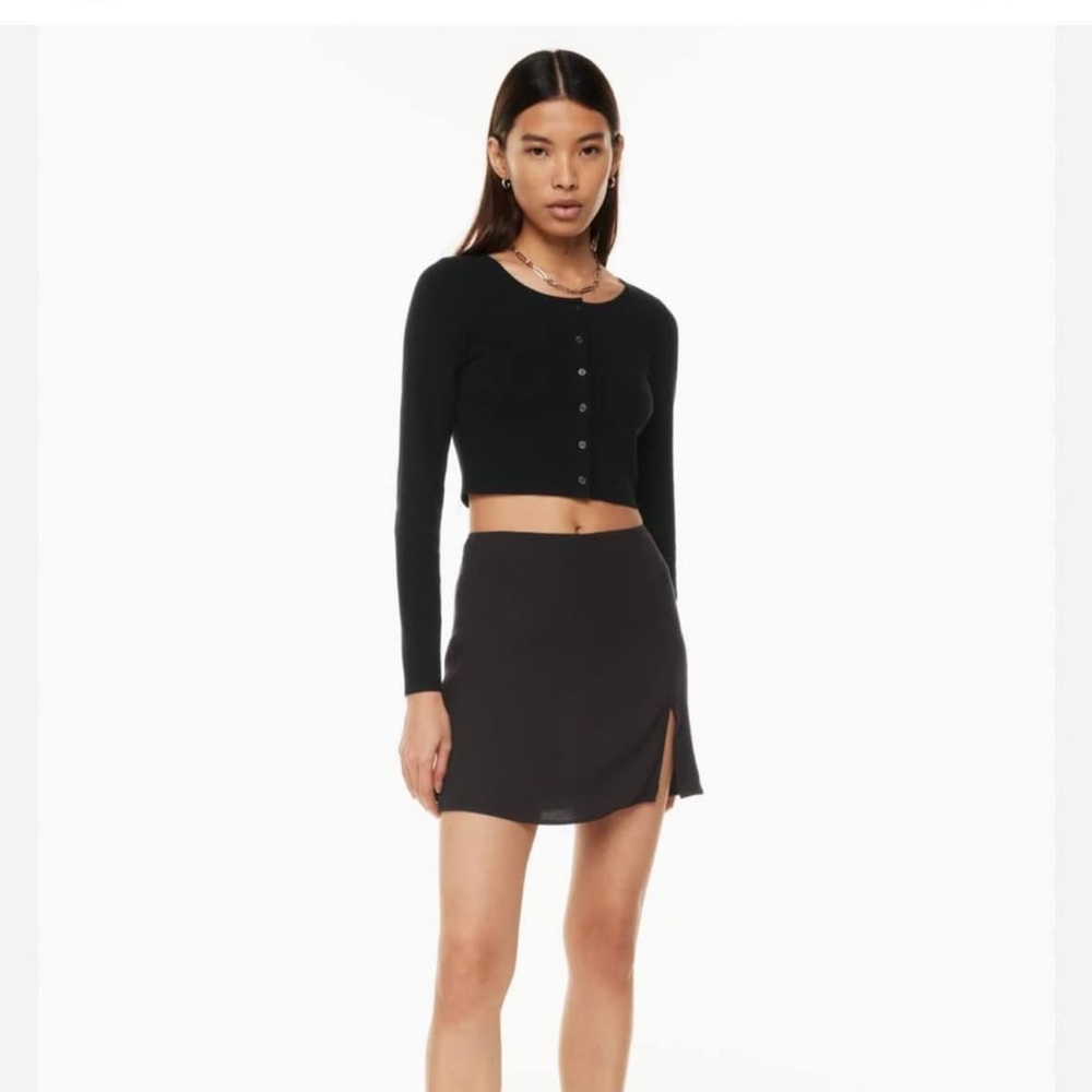 Sunday Best Black Mini Skirt